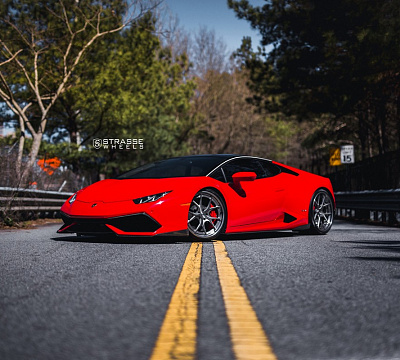 Фото дисков Strasse Wheels SM5R Deep Concave FS на Lamborghini Huracan