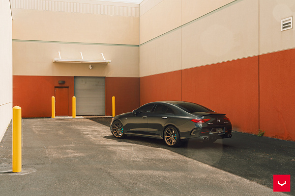 Фото дисков Vossen HF-3 Сатиновая бронза на Mercedes-Benz CLS (C257)