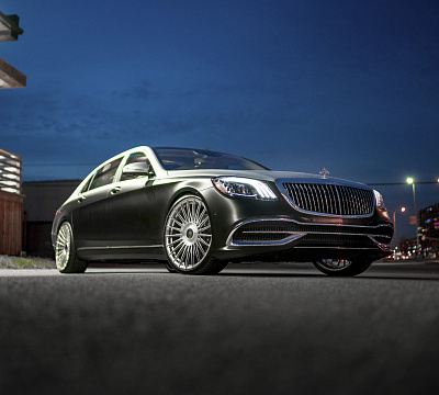 Фото дисков Vossen S17-13 на Mercedes-Benz S-Class (W222, C217)