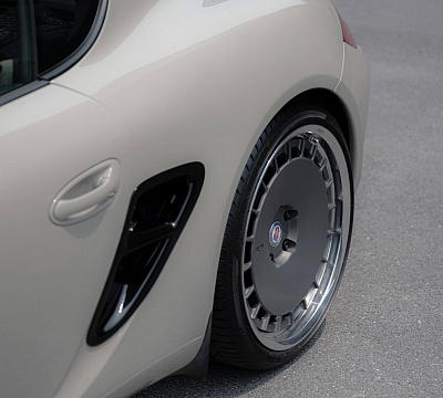 Фото дисков HRE 935 на Porsche Cayman I