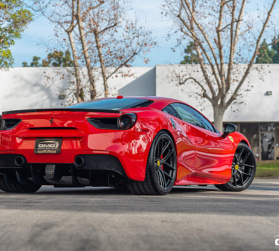 Фото дисков HRE P101SC на Ferrari 488