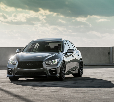 Фото дисков Vossen HF-2 на Infiniti Q50