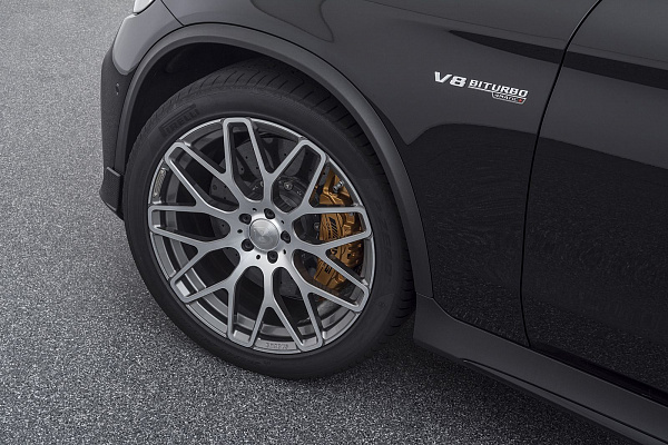 Фото дисков BRABUS Monoblock Y (Platinum Edition) Глянцевый лак на Mercedes-Benz GLC (X253, C253)
