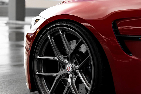 Фото дисков HRE P101SC Глянцевый темный лак на BMW 3/M3 (F3x/F80)