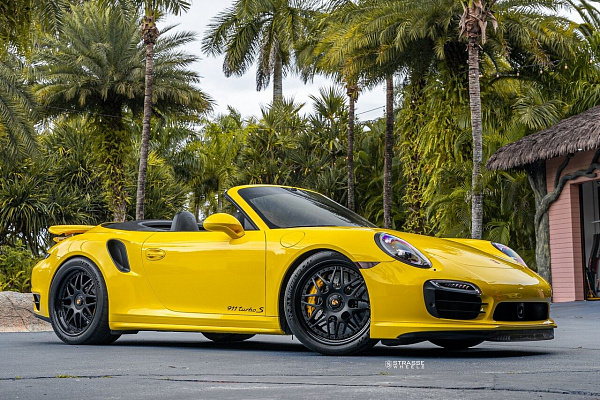 Фото дисков Strasse Wheels SV8 Performance Черный матовый на Porsche 911 VII