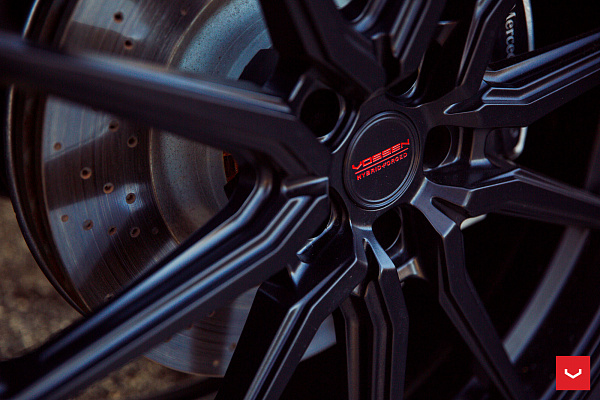 Фото дисков Vossen HF-3 Черный сатин на Mercedes-Benz GLE I