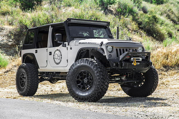 Фото дисков Black Rhino OVERLAND Черный сатин на Jeep Wrangler III (JK)