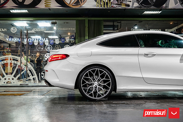 Фото дисков Vossen HF-2 Алмазная проточка на Mercedes-Benz C-Class (W205)