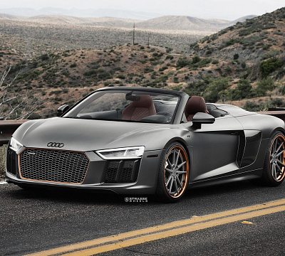 Фото дисков Strasse Wheels SV1 Deep Concave FS на Audi R8 (4S)