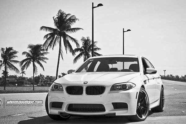 Фото дисков HRE S107 Черный глянец на BMW 5/M5 (F10)