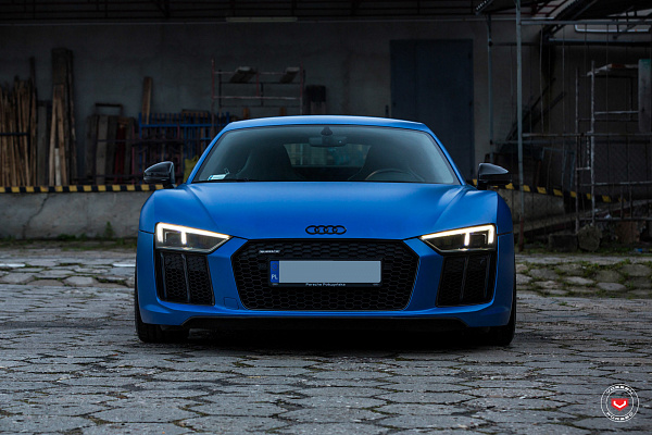 Фото дисков Vossen CG-209T (3-Piece) Сатиновый графит на Audi R8 (4S)