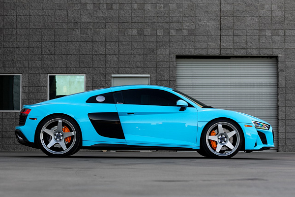 Фото дисков Brixton Forged TR04 Серебро на Audi R8 (4S)