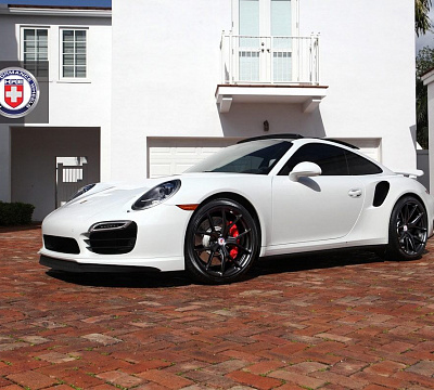 Фото дисков HRE P101 на Porsche 911 VII