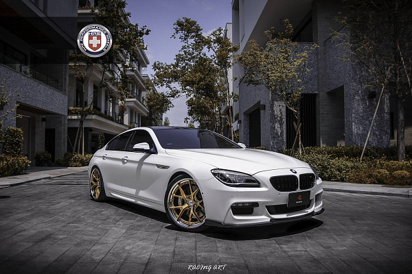 Фото дисков HRE S101 Глянцевое золото на BMW 6/M6 (F06/F13/F12)