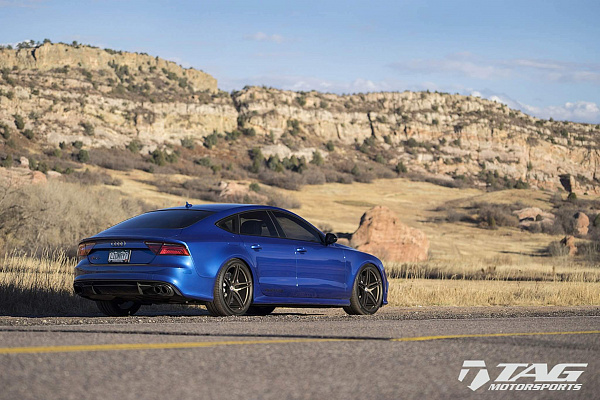 Фото дисков HRE P107 Сатиновая бронза на Audi A/RS 7 (4G)