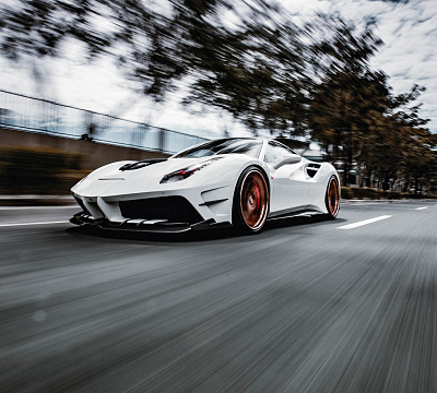 Фото дисков Brixton Forged PF10 на Ferrari 488