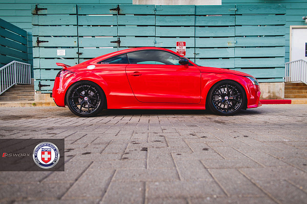 Фото дисков HRE S101 Черный сатин на Audi TT (8J)