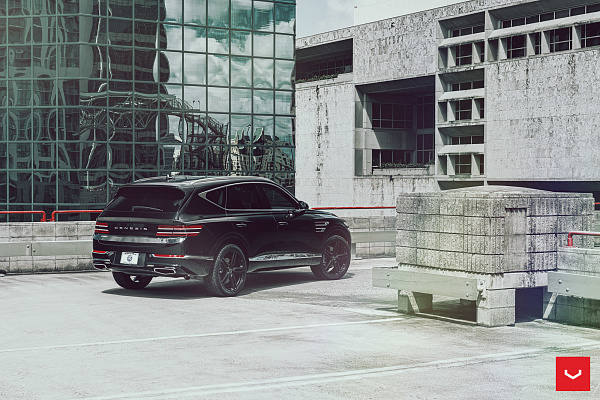 Фото дисков Vossen HF-1 Черный глянец на Genesis GV80