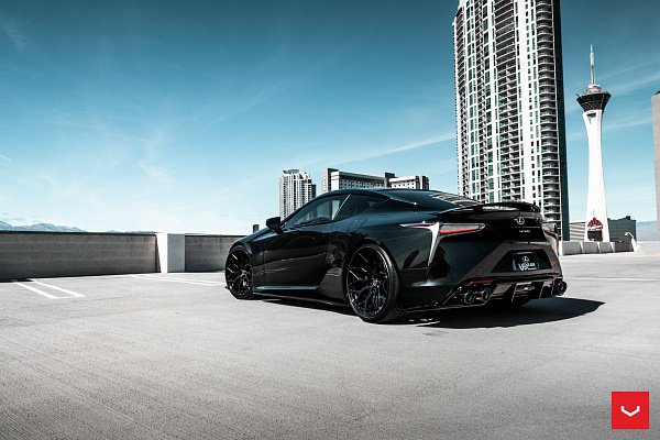 Фото дисков Vossen HF-2 Черный глянец на Lexus LC 500
