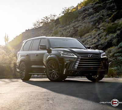 Фото дисков Vossen HF-2 на Lexus LX III