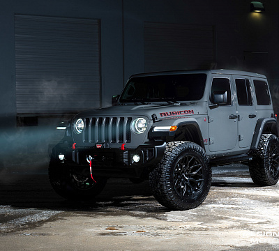 Фото дисков Vossen HF-2 на Jeep Wrangler IV (JL)