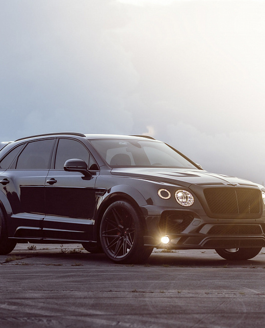 Фото дисков EVO-5 Черный сатин на Bentley Bentayga