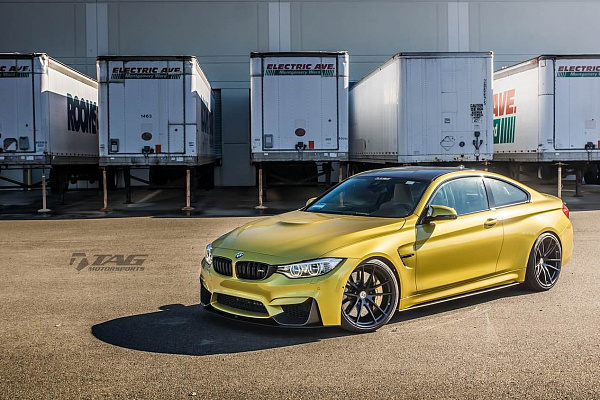 Фото дисков HRE P104 Черный сатин на BMW 4/M4 (F32/F82)