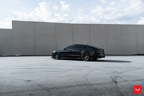 Фото дисков Vossen HF-5 Сатиновый графит на Audi A/RS 7 (4G)