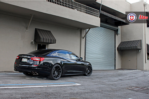 Фото дисков HRE P43SC Черный сатин на Maserati Quattroporte VI