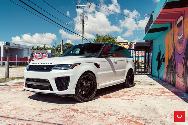 Фото дисков Vossen HF-5 Черный глянец на Range Rover Sport II