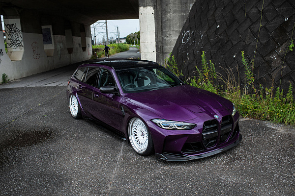 Фото дисков HRE 501 Белый глянец на BMW 3/M3 (G2x/G80)