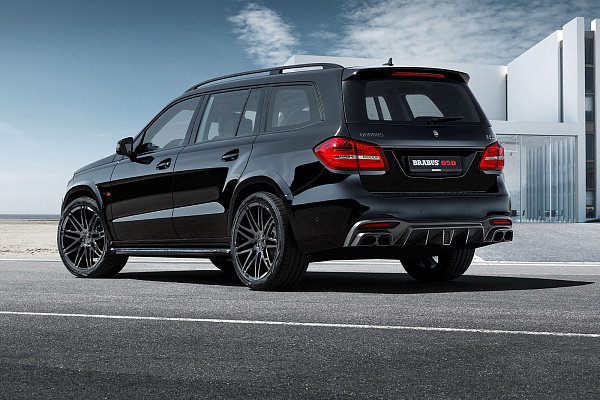 Фото дисков BRABUS Monoblock F (Platinum Edition) Черный глянец на Mercedes-Benz GLS (X166)