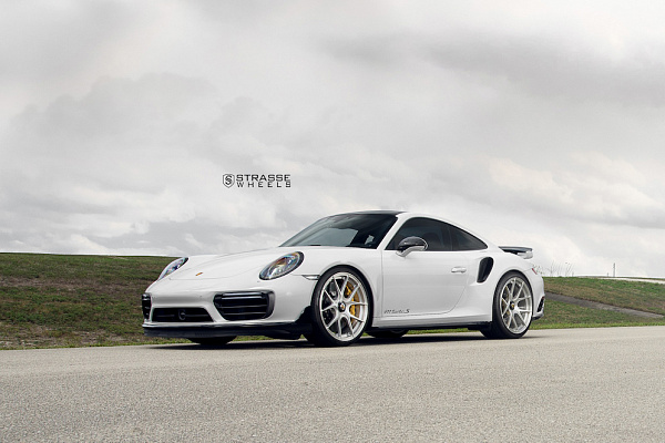 Фото дисков Strasse Wheels SM5R Deep Concave Monoblock Глянцевый лак на Porsche 911 VII