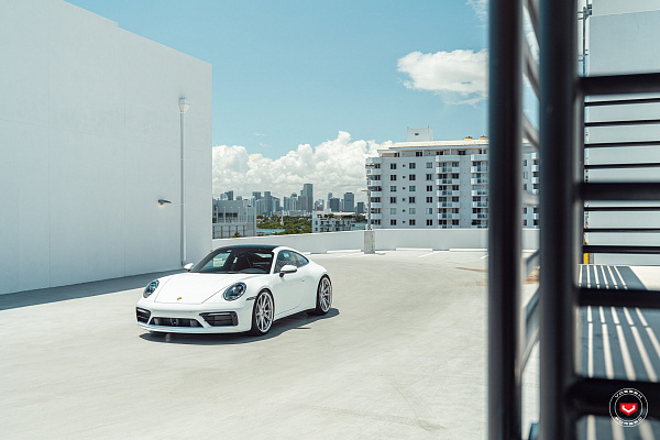 Фото дисков Vossen EVO-2 Глянцевый лак на Porsche 911 VIII