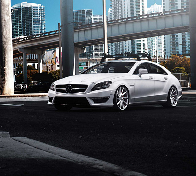 Фото дисков Vossen CVT на Mercedes-Benz CLS (C218)