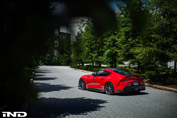 Фото дисков HRE FF10 Сатиновый графит на Toyota Supra A90