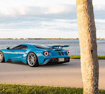Фото дисков HRE P104 на Ford GT II