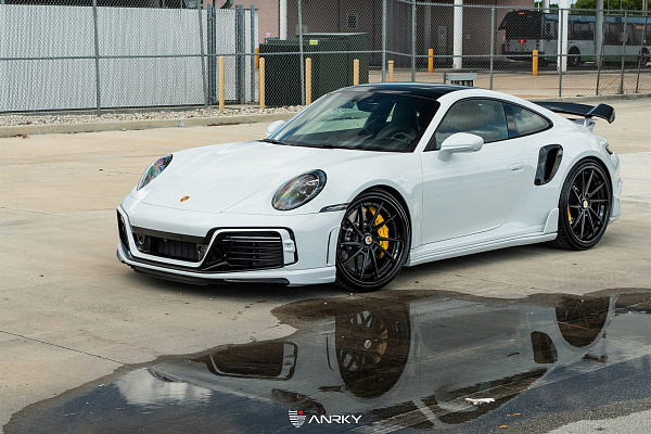Фото дисков Anrky AN33 Черный сатин на Porsche 911 VIII