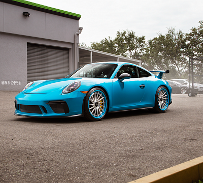 Фото дисков Strasse Wheels SV15T Deep Concave FS на Porsche 911 VII