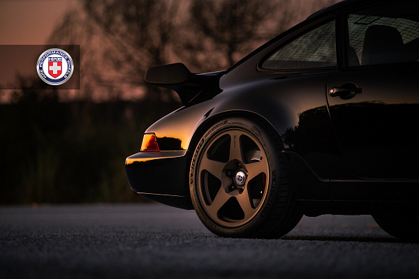 Фото дисков HRE 527M Сатиновая бронза на Porsche 911 III