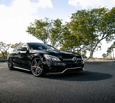 Фото дисков Vossen HF-1 на Mercedes-Benz C-Class (W205)