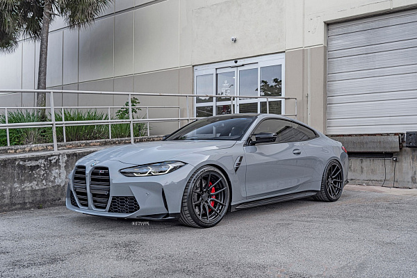 Фото дисков Strasse Wheels SV5 Deep Concave Duoblock Черный сатин на BMW 4/M4 (G22/G82)