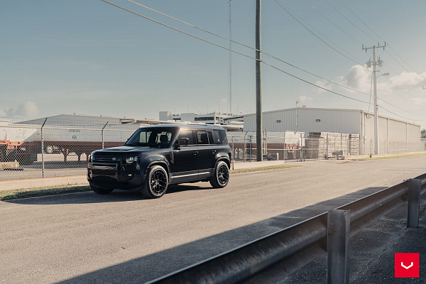 Фото дисков Vossen HFX-1 (5-Lug) Черный глянец на Land Rover Defender II