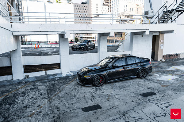 Фото дисков Vossen HF-3 Черный сатин на BMW 3/M3 (G2x/G80)