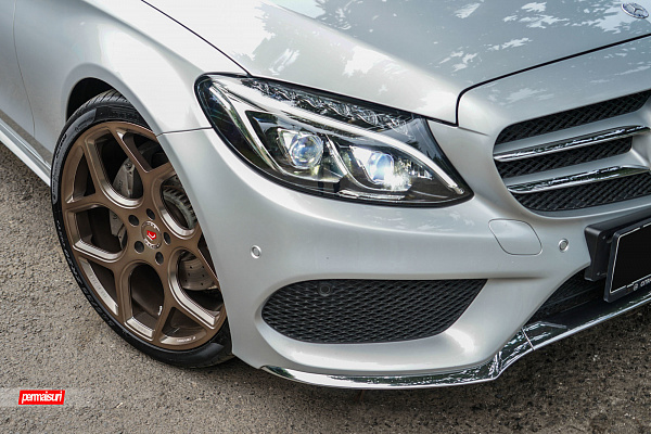 Фото дисков Vossen CG-205 Глянцевая бронза на Mercedes-Benz C-Class (W205)