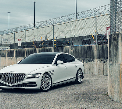 Фото дисков Vossen HF-7 на Genesis G80 II