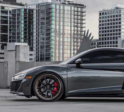 Фото дисков Strasse Wheels SV5 Deep Concave FS на Audi R8 (4S)