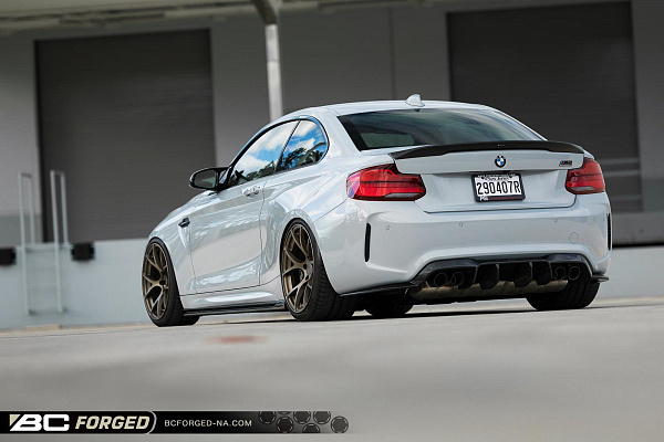 Фото дисков BC Forged RS41 Сатиновая бронза на BMW 2/M2 (F22/F87)