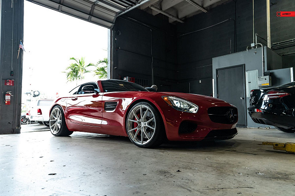 Фото дисков Anrky AN12 Глянцевый лак на Mercedes-Benz AMG GT I