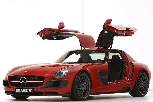 Фото дисков BRABUS Monoblock F (Platinum Edition) Матовый графит на Mercedes-Benz SLS AMG